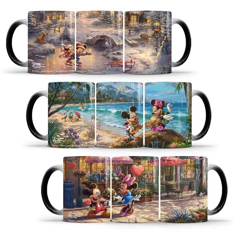 Disney Taza De Cer Mica Con Cambio De Color Para Caf Taza De Agua Con