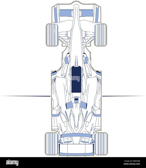 f1 car scheme top view Stock Vector Image & Art - Alamy