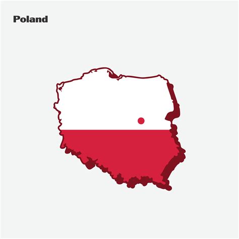 Poland Nation Flag Map Infographic 20627695 Vector Art at Vecteezy