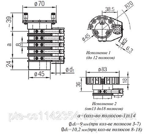 Кольцевой токосъемник без корпуса КТ 04/00-025/000 У3 ("компакт"), цена ...