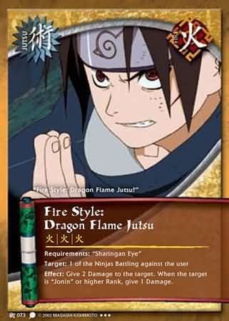 Uchiha Clan: Naruto Fire Style Dragon Flame Jutsu