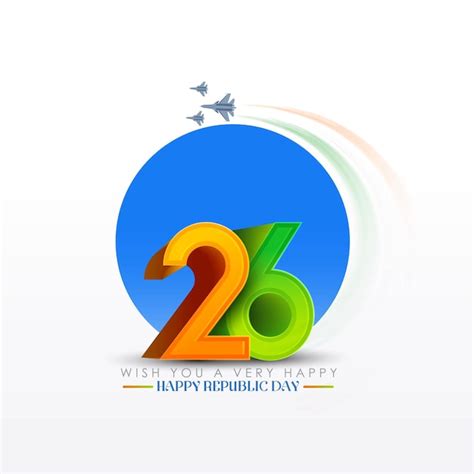 Premium Vector Happy Republic Day Celebrations With Th January