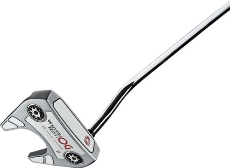 Odyssey White Hot OG Putter RH Double Bend Hosel Red Stroke Lab Ab