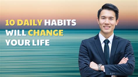 How Can 10 Daily Habits Will Change Your Life Youtube