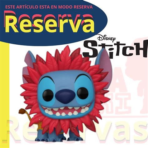 Stitch Como Simba Funko Pop Diseny Lilo Y Stitch