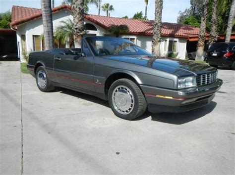 1990 Cadillac Allante Anthercite Grey Hard Top Only 54000 Miles