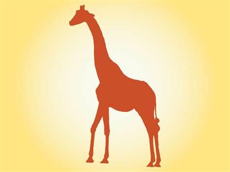 Giraffe Silhouette Vector Art And Graphics