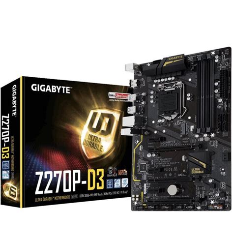 Gigabyte Ultra Durable Ga Z270p D3 Motherboard 6th 7th Generation Motherboard For Sale Online Ebay