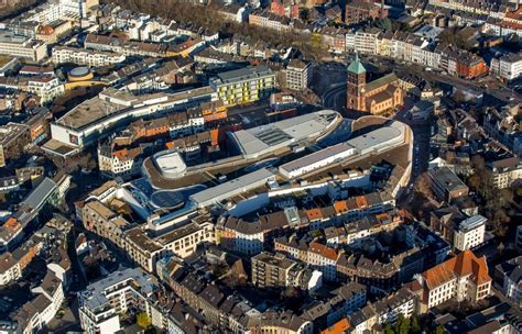 Luftaufnahme Aachen Gebäude des Einkaufszentrum Aquis Plaza der ECE