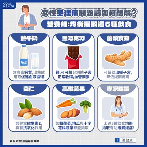 女生月經來肚子痛怎麼舒緩？營養師推薦「5食物」緩解經痛，竟沒有紅豆湯 風傳媒