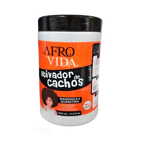 Ativador De Cachos Afro Mandioca E Queratina L Fio Restore