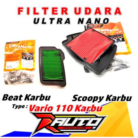 Jual Filter Udara Vario Filter Udara Daytona Racing Ultra Nano Beat