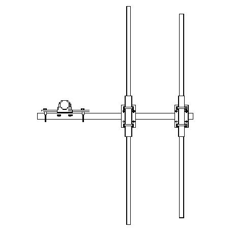 ITA2AIR Yagi 108 136 MHz Robust 2 Elements ITA ANTENNAS