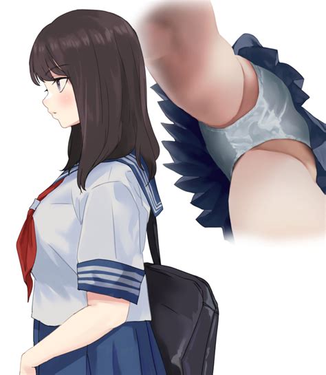 Hami Dmg Original Girl Ass Bag Breasts Brown Hair From Below Looking Ahead Mtu Virus