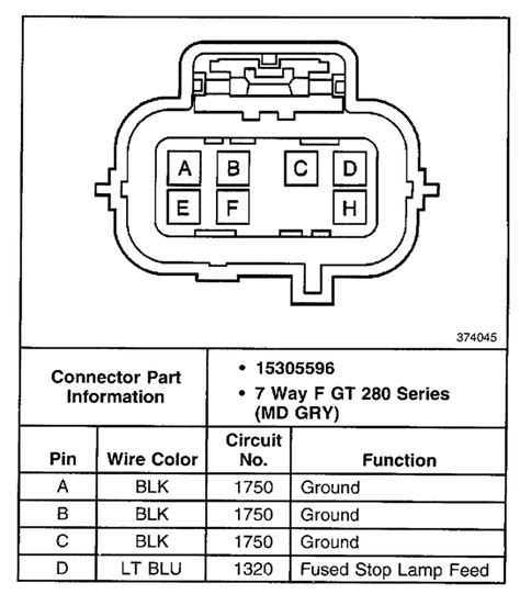 Silverado Tail Light Wiring Diagram