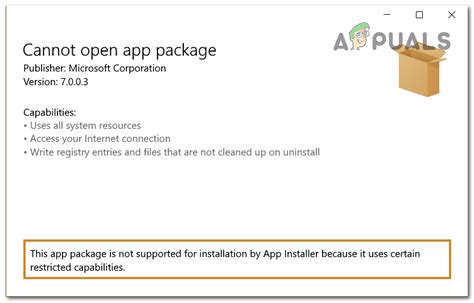 Fix This App Package Is Not Supported For Installation By App