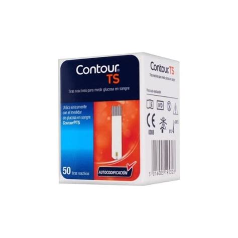 Compra Contour Ts Tiras Reactivas Medidoras De Glucosa Con Piezas En