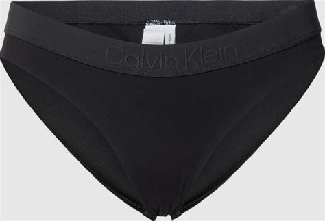 Calvin Klein Swimwear Bikini Unterteil KW0KW02032 Schwarz Pris