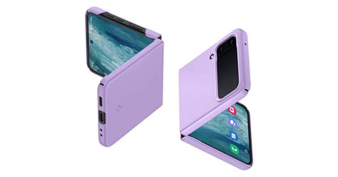 Ovitek Spigen Air Skin Za Samsung Galaxy Z Flip Rose Purple