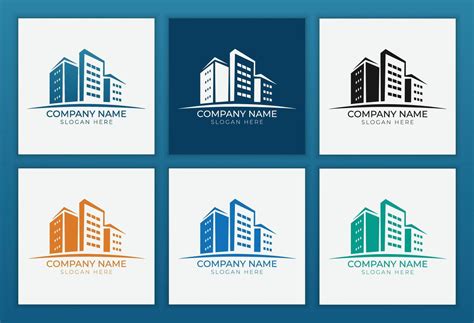 Professional Building Logos for Real Estate and Construction Businesses ...