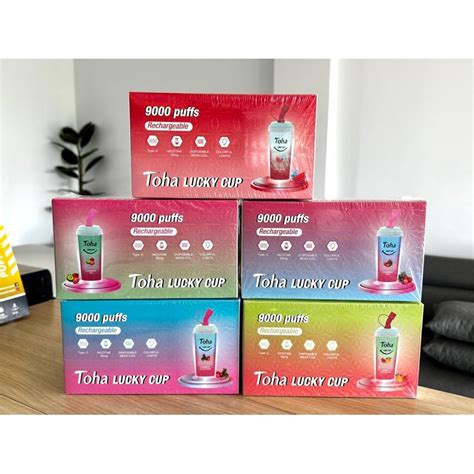 Toha 9000 Puffs Toha Lucky Cup Rechargeable Disposable Lazada PH