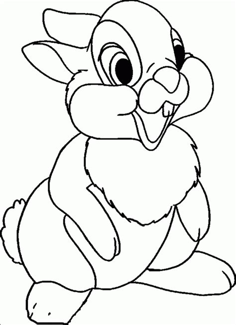 Thumper From Bambi Coloring Pages