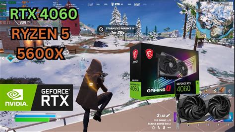 RTX 4060 Ryzen 5 5600X Fortnite Chapter 5 Performance Mode Low