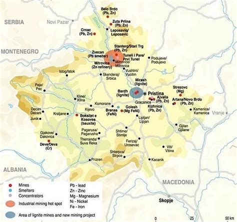 Geological lignite reserves. There are two major lignite basins: Kosova ...