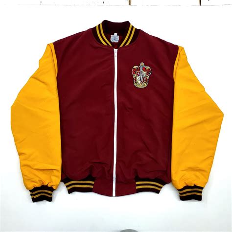 Harry Potter Varsity Jacket Gryffindor Slytherin Ravenclaw Etsy