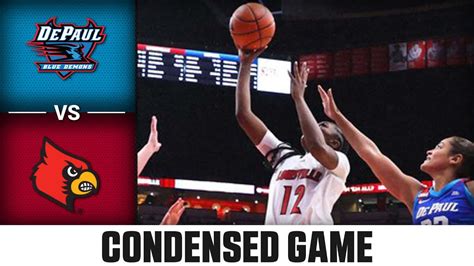 Depaul Vs Louisville Condensed Game Acc Womens Basketball