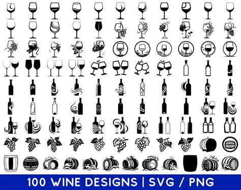 Wein Svg Bundle Wein Png Bundle Wein Clipart Wein Svg Geschnitten