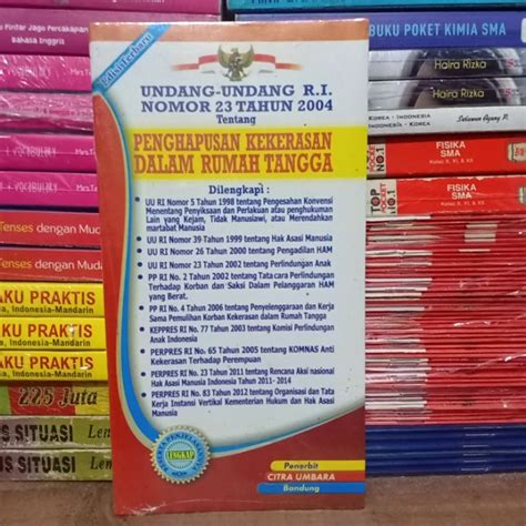 Jual ORIGINAL BUKU UNDANG UNDANG REPUBLIK INDONESIA UU RI NOMOR 23