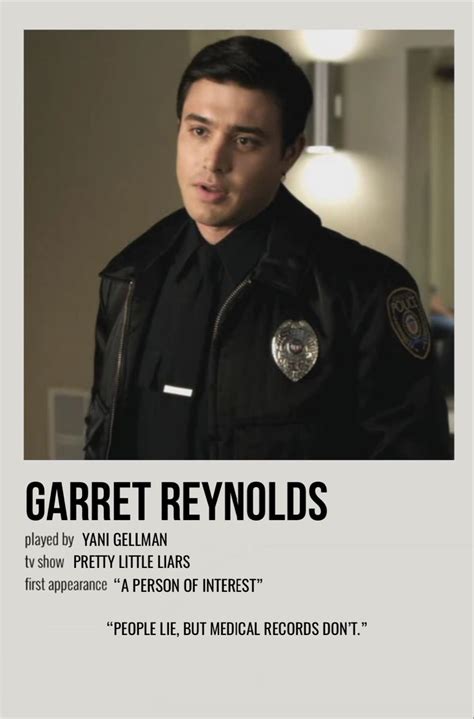 Garret Reynolds Pretty Little Liars Characters Pretty Little Liars Pretty Litte Liars