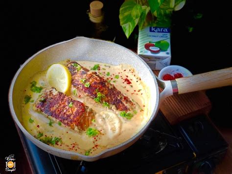 Seared Salmon in Coconut Cream Sauce - Recipes are Simple