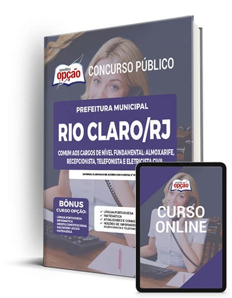 Baixar Apostila Prefeitura De Rio Claro RJ 2023 Comum Fundamental