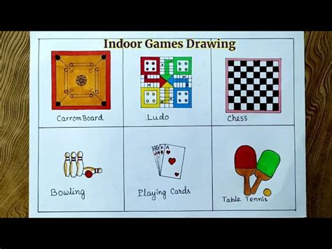 Aggregate more than 197 indoor games drawing easy super hot ...