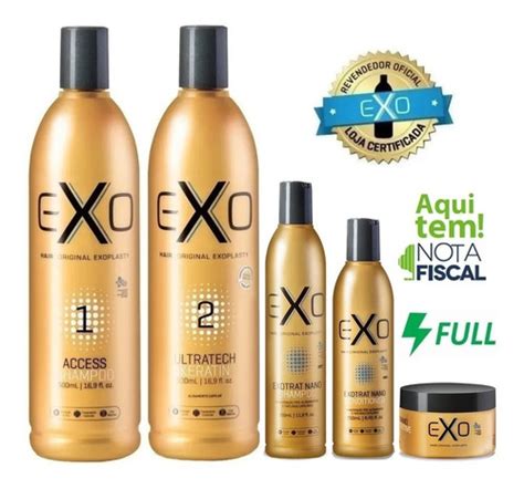 Exo Hair Alisamento Exoplastia Capilar Ml Kit Manuten O