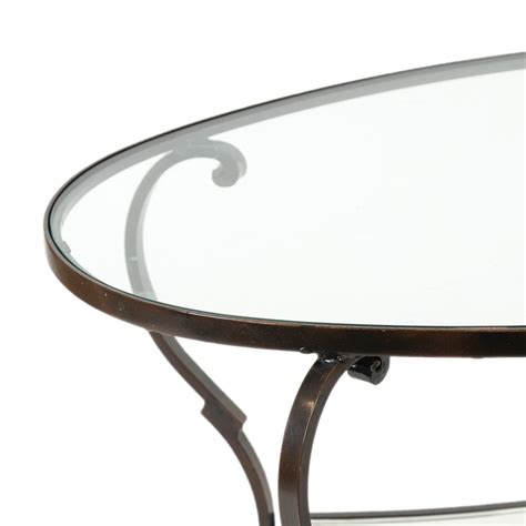 Art Deco Bronze Female Nude Sculpture Coffee Table With Oval Glass Grandview Mercantile