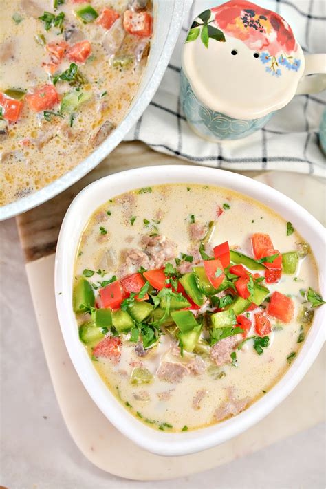 Keto Philly Cheesesteak Soup - Easy Stove Top Recipe