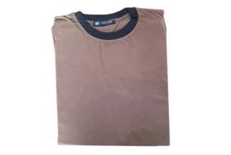 Half Sleeve Plain Cotton T Shirt Size S Xxl At Rs 150 Piece In