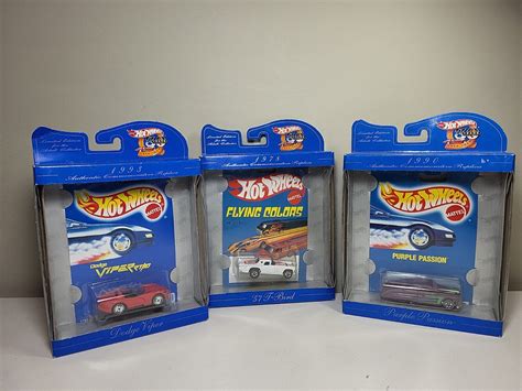 Hot Wheels 30 Years Commemorative Replica Lot Purple Passion T Bird