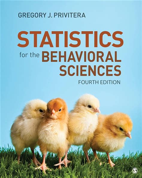 Amazon Statistics For The Behavioral Sciences EBook Privitera