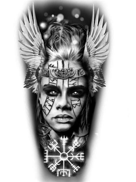 35 Amazing Valkyrie Tattoos That You Must See Tattoo Me Now Artofit