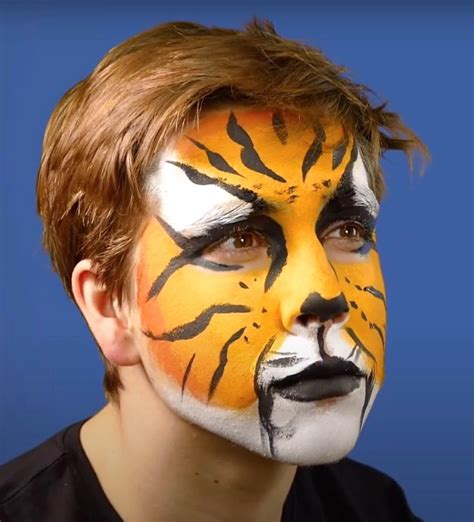 Face paint tiger design | bonus video included