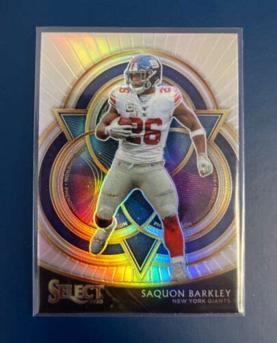 Panini Select Phenomenon Silver Prizm Saquon Barkley New York