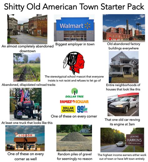 S Old American Town Starter Pack R Starterpacks Starter Packs Know Your Meme