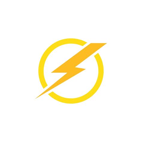 Lightning Logo Template 13044468 Vector Art at Vecteezy