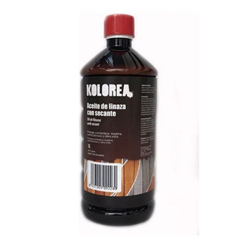 Aceite De Linaza Litro Con Secante Kolorea Precio Comprar Con Los