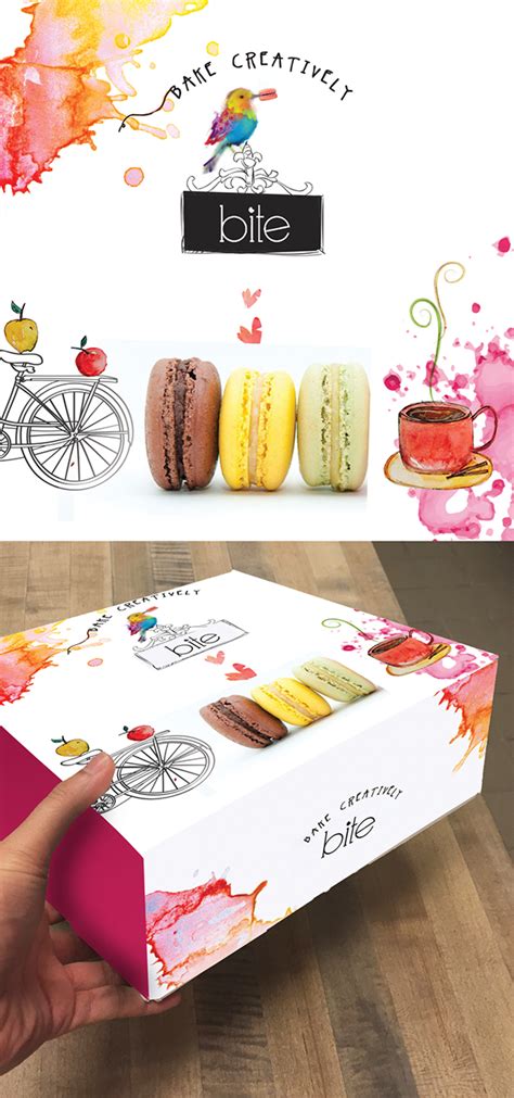 Bakery box design on Behance