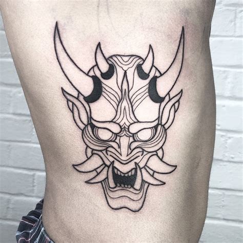 30+ Oni Mask Tattoo Ideas & Trending Drawings Hannya Maske Tattoo, Oni ...